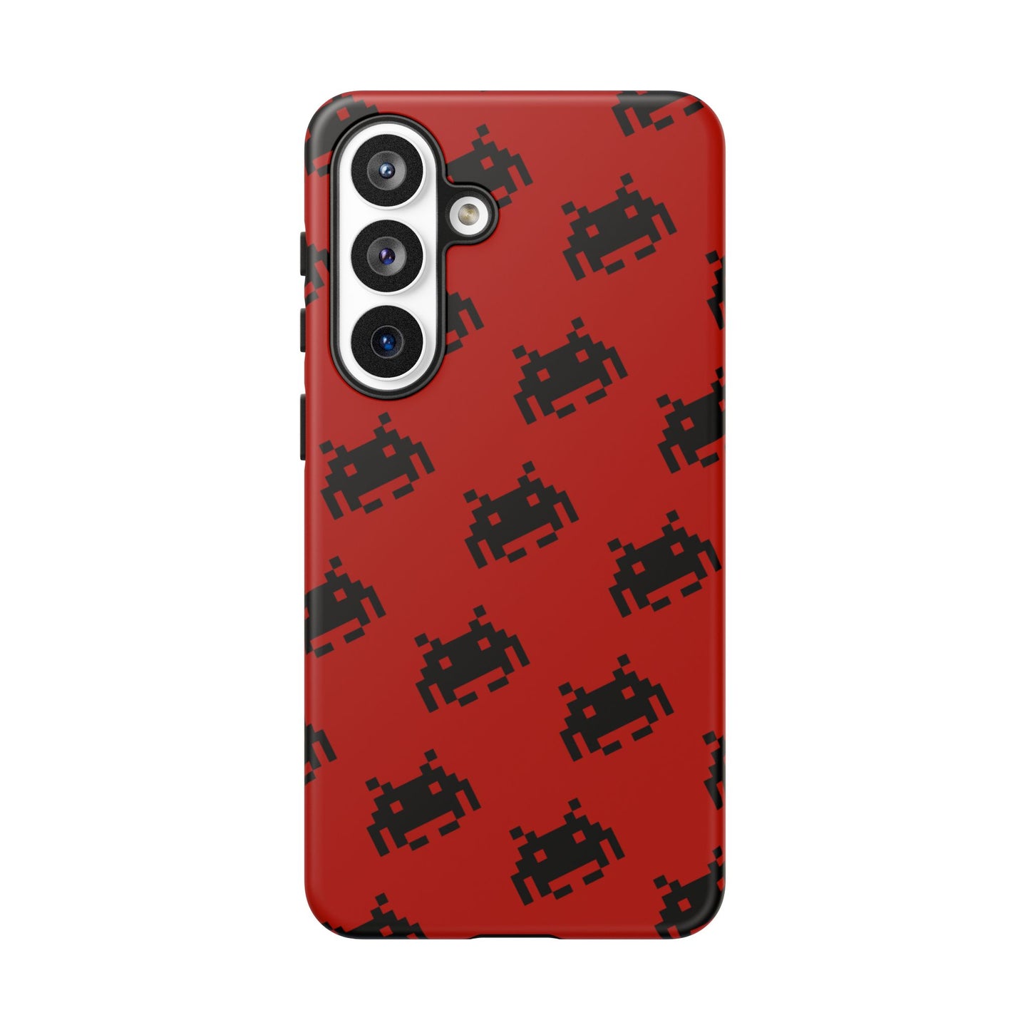 Red Pixel Alien Tough Phone Case