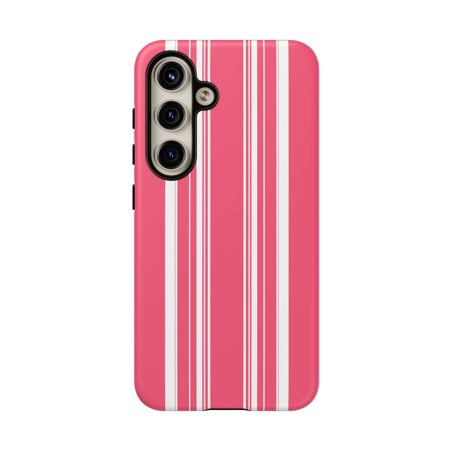 Pink Prep Stripe Tough Phone Case