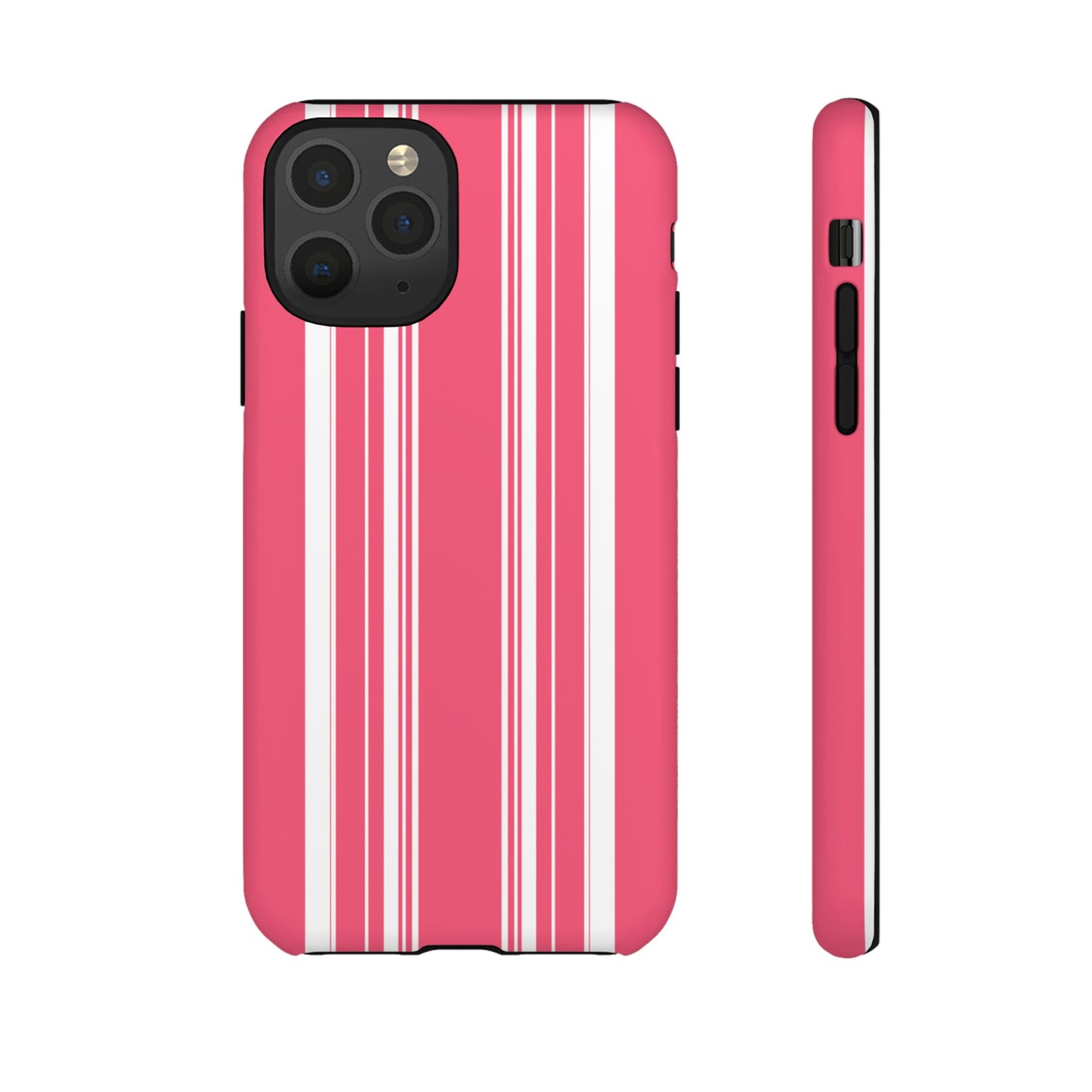 Pink Prep Stripe Tough Phone Case