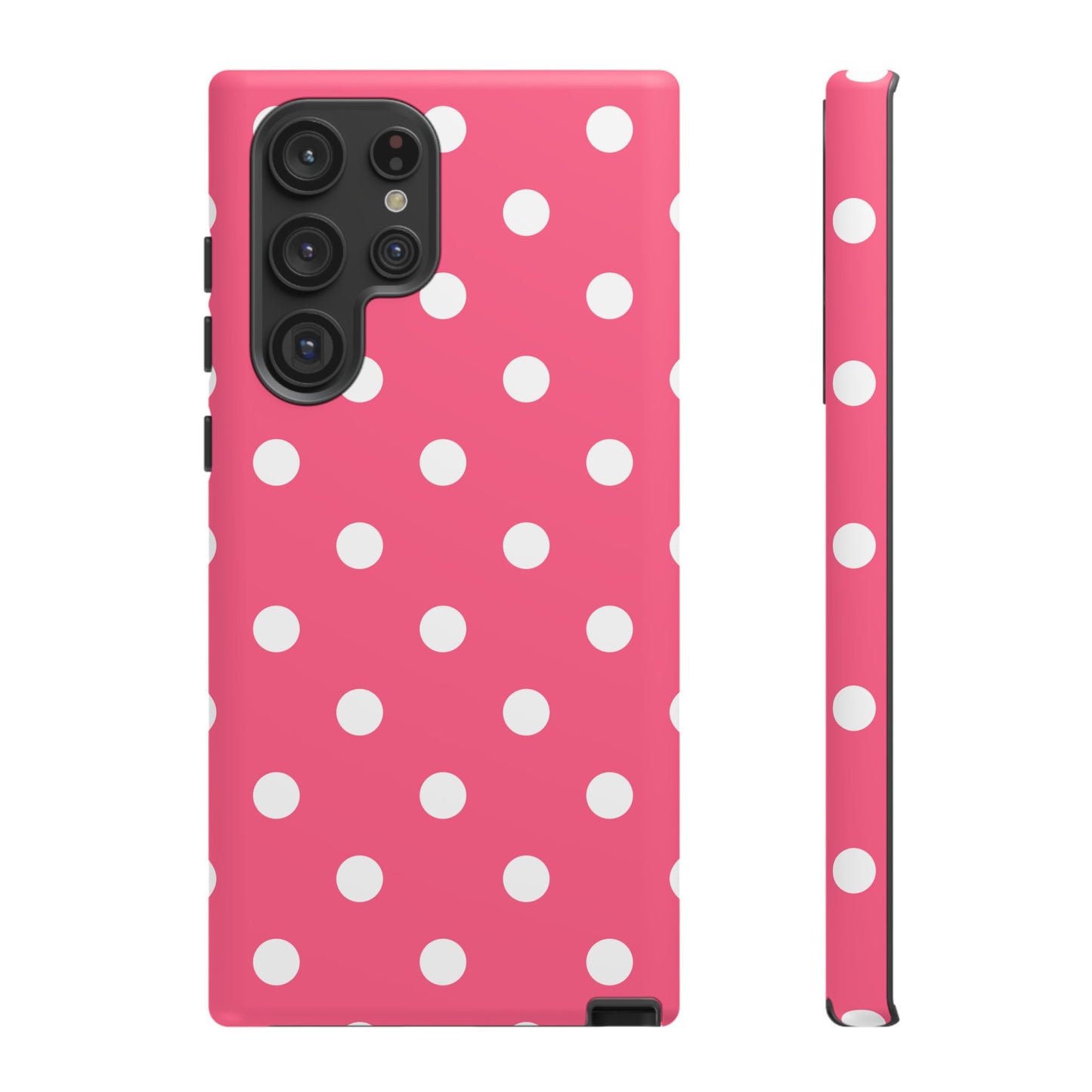 Bubblegum Pink Polka Dot Tough Phone Case