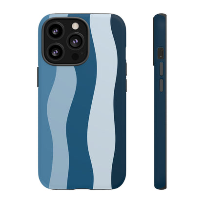 Blue Tide Wave Tough Phone Case
