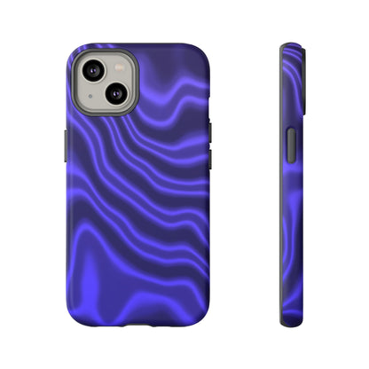 Neon Purple Flow Tough Phone Case