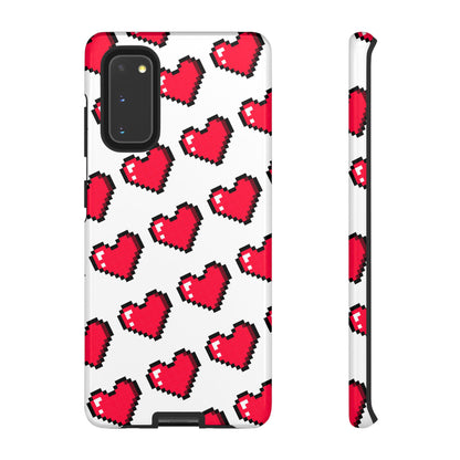 Pixel Heart Tough Phone Case