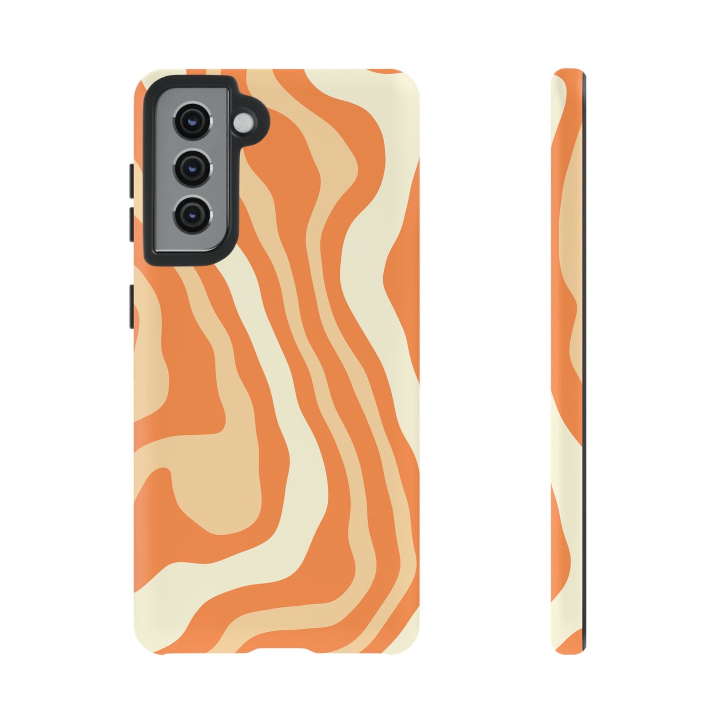 Peach Cream Swirl Tough Phone Case