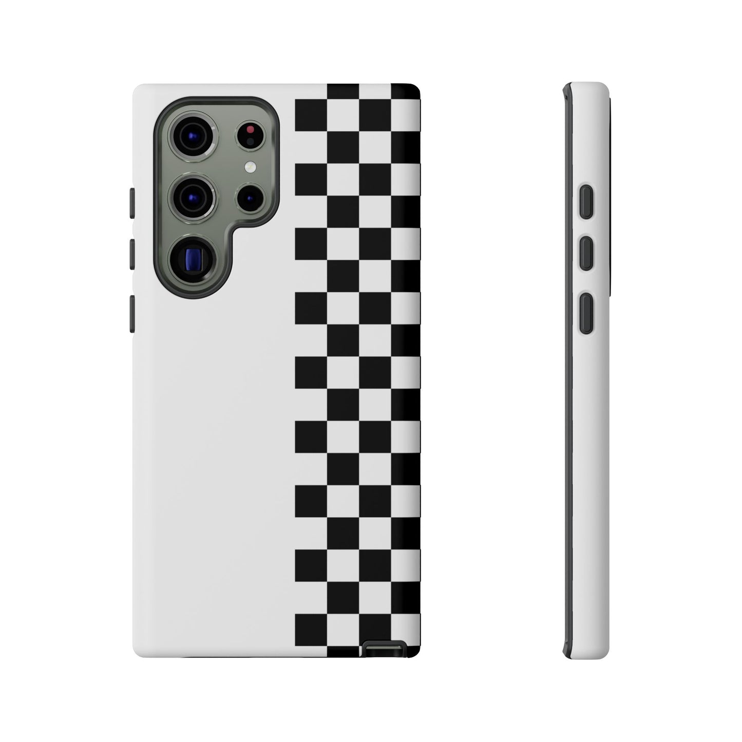 Checker Stripe Tough Phone Case