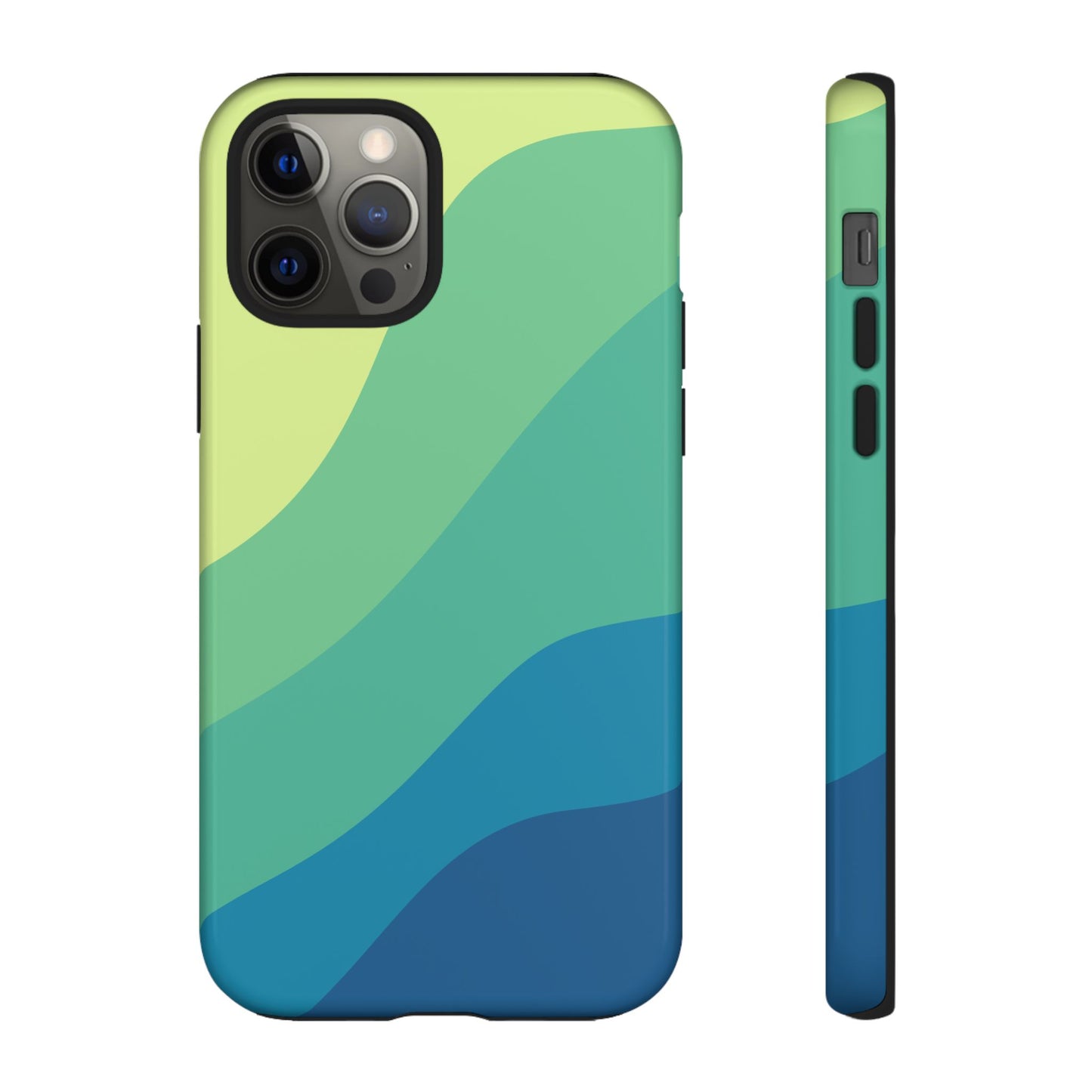 Coastal Green Wave Tough Phone Case