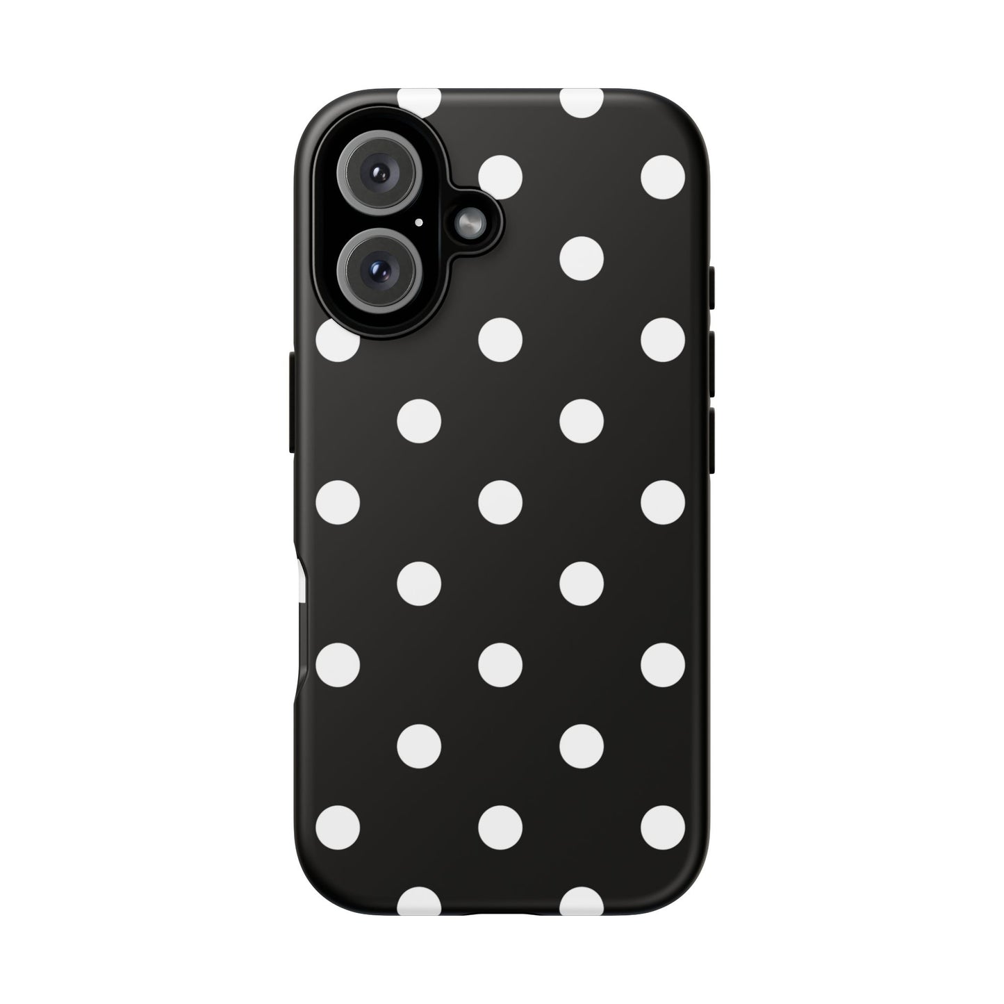 Black Polka Dot Tough Phone Case