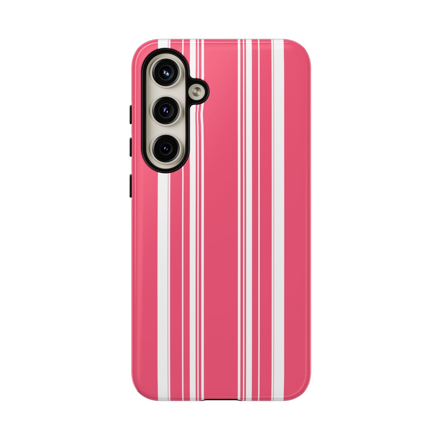 Pink Prep Stripe Tough Phone Case