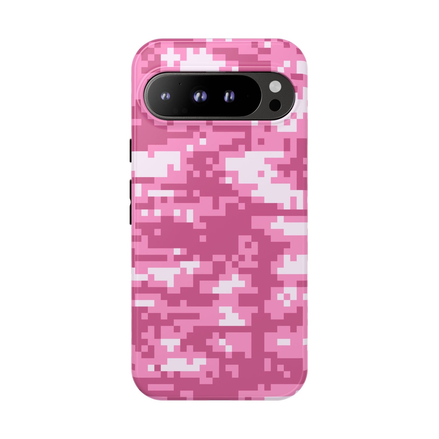 Pink pixel Camo Design Tough Phone Case