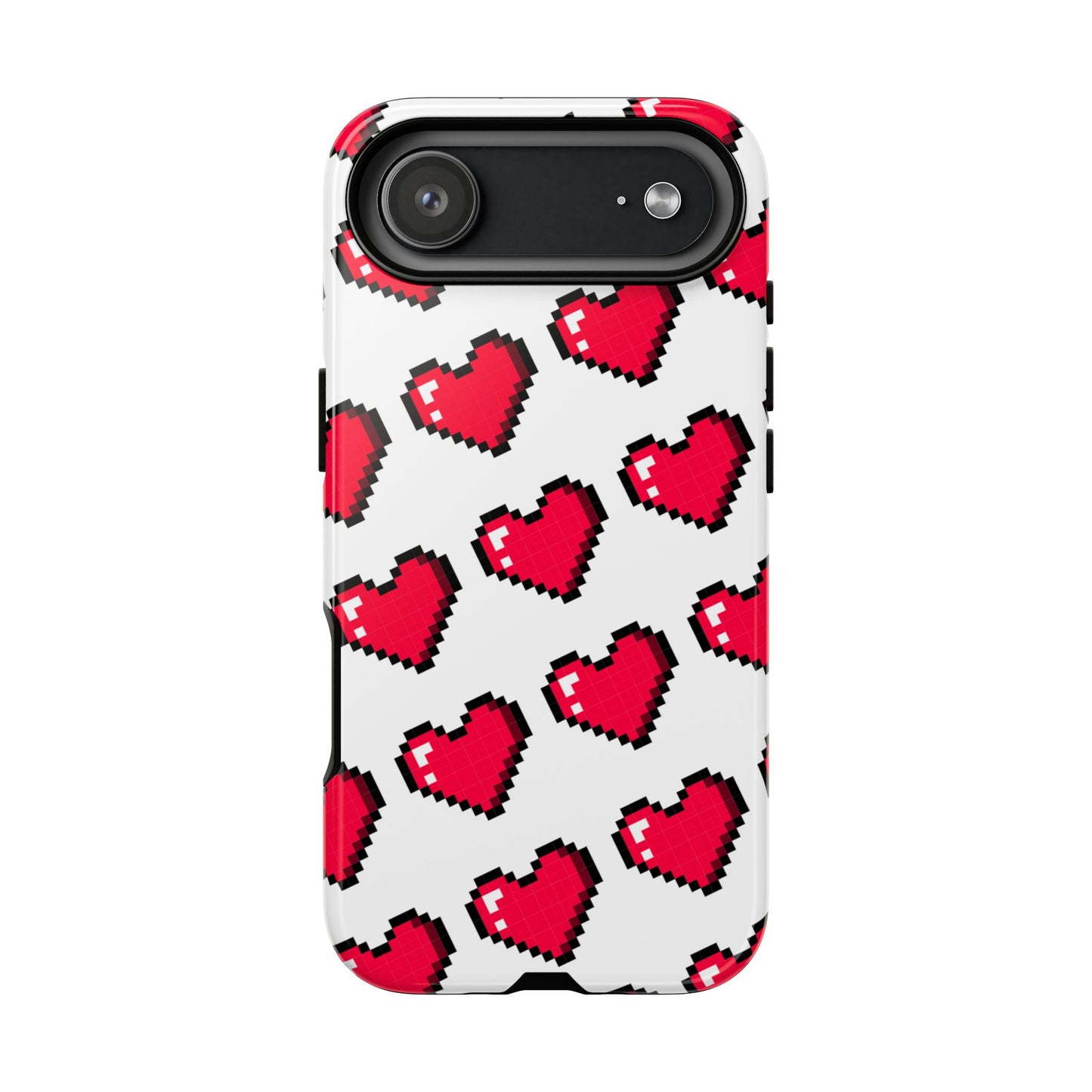 Pixel Heart Tough Phone Case