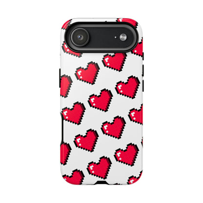 Pixel Heart Tough Phone Case