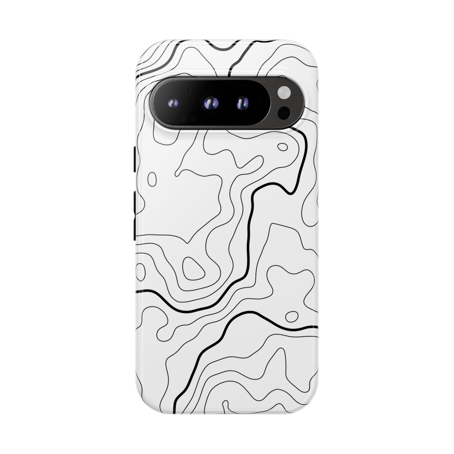 Minimal Topographic Tough Phone Case