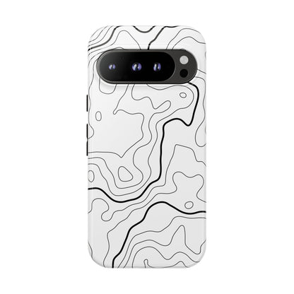 Minimal Topographic Tough Phone Case