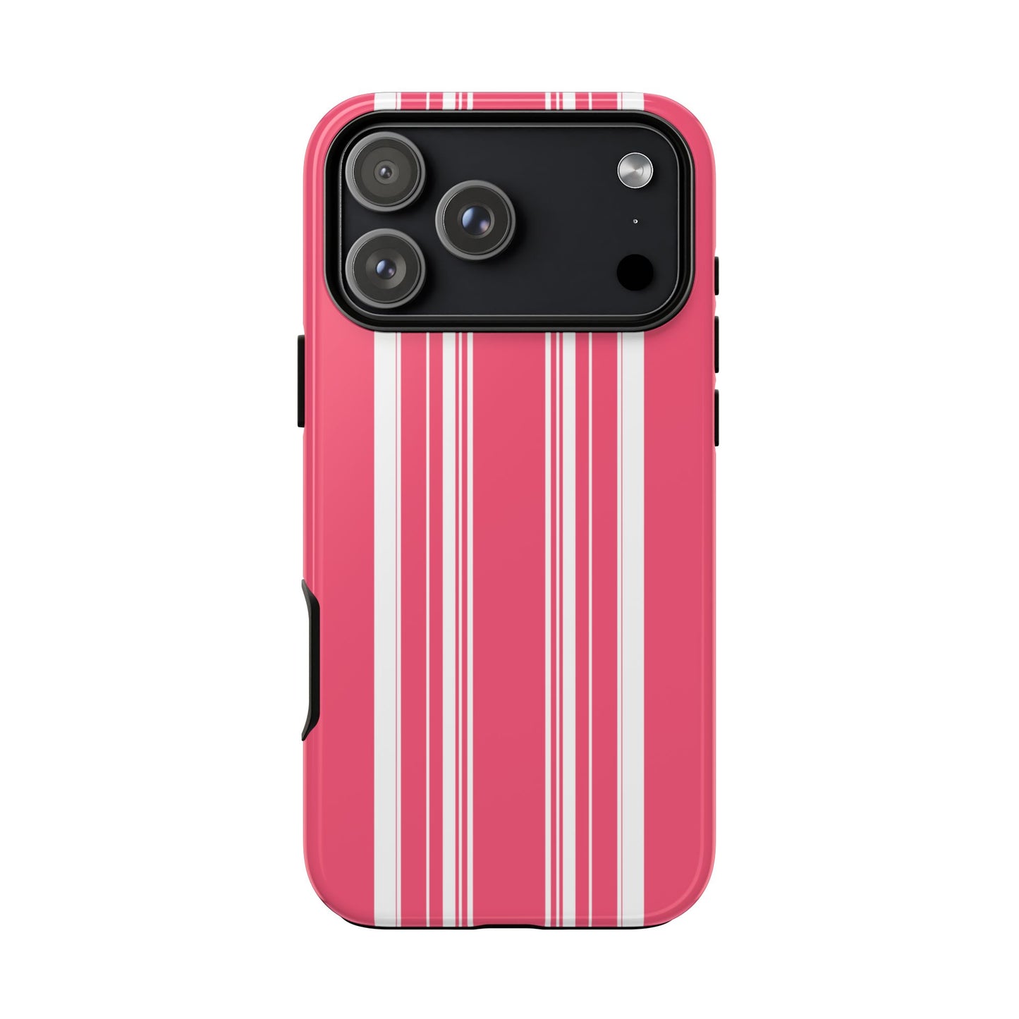 Pink Prep Stripe Tough Phone Case