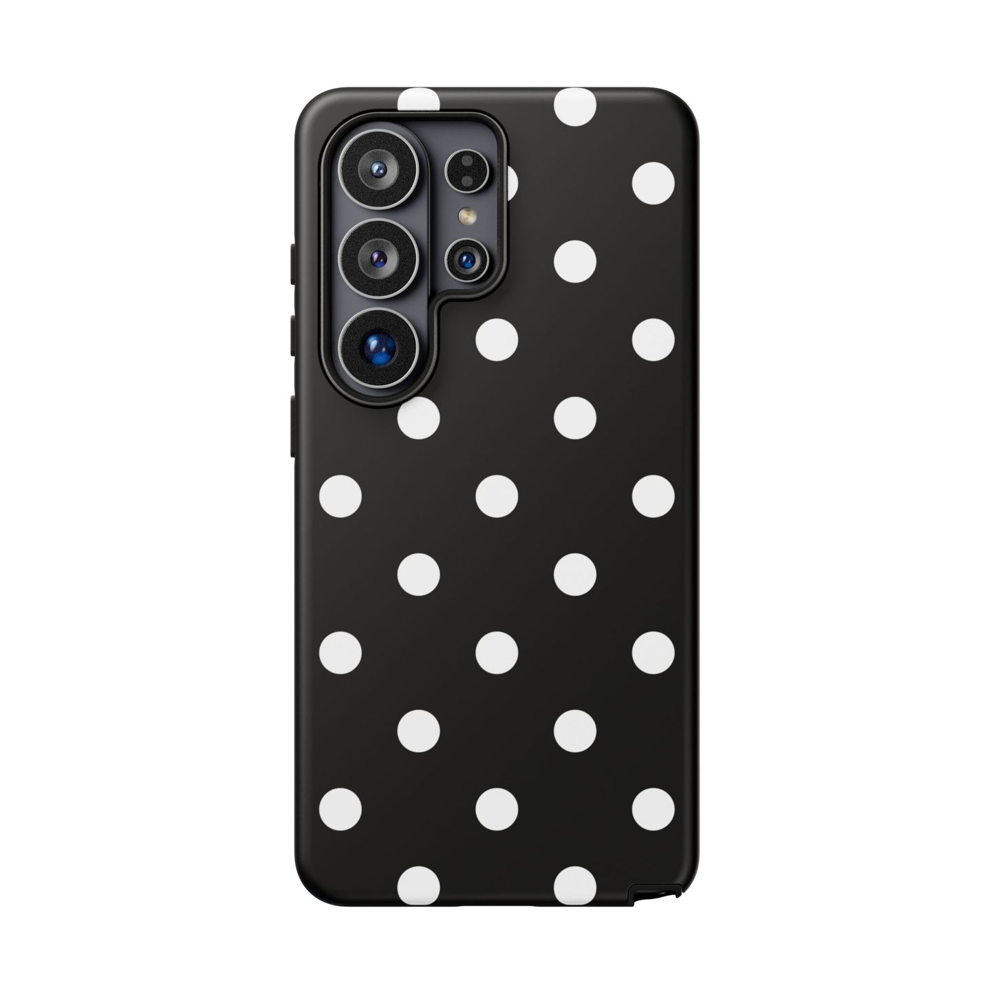 Black Polka Dot Tough Phone Case