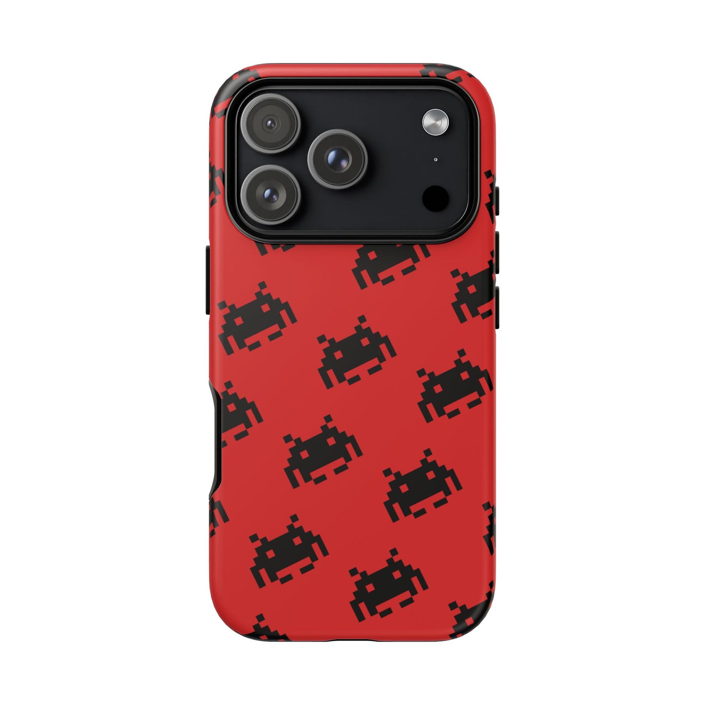 Red Pixel Alien Tough Phone Case