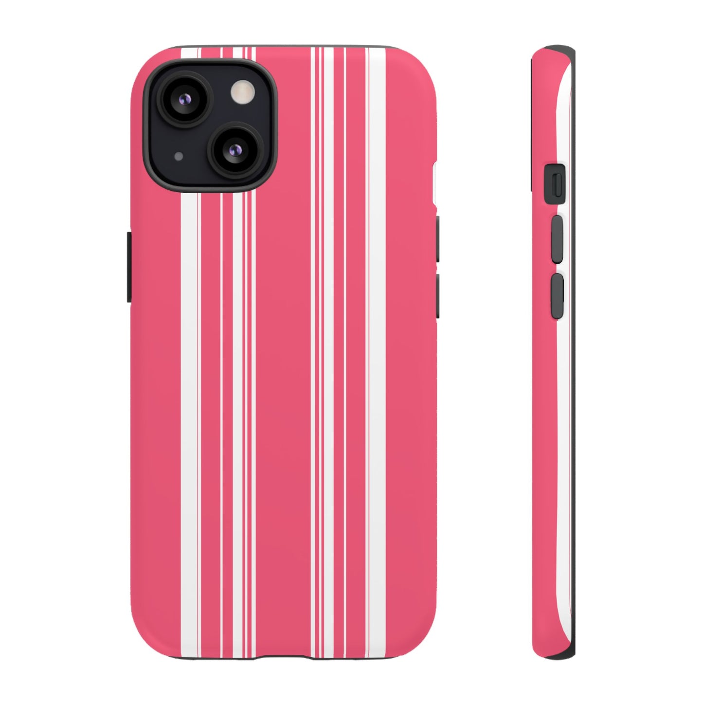 Pink Prep Stripe Tough Phone Case