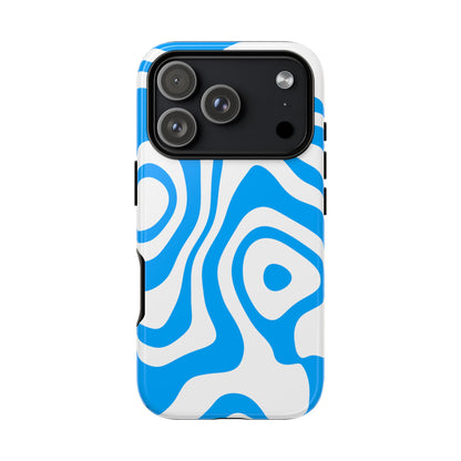 Blue Contour Tough Phone Case