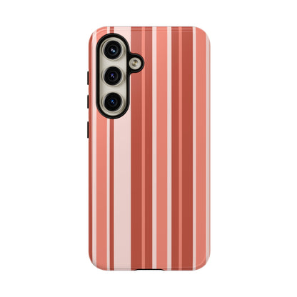 Terracotta Stripe Tough Phone Case
