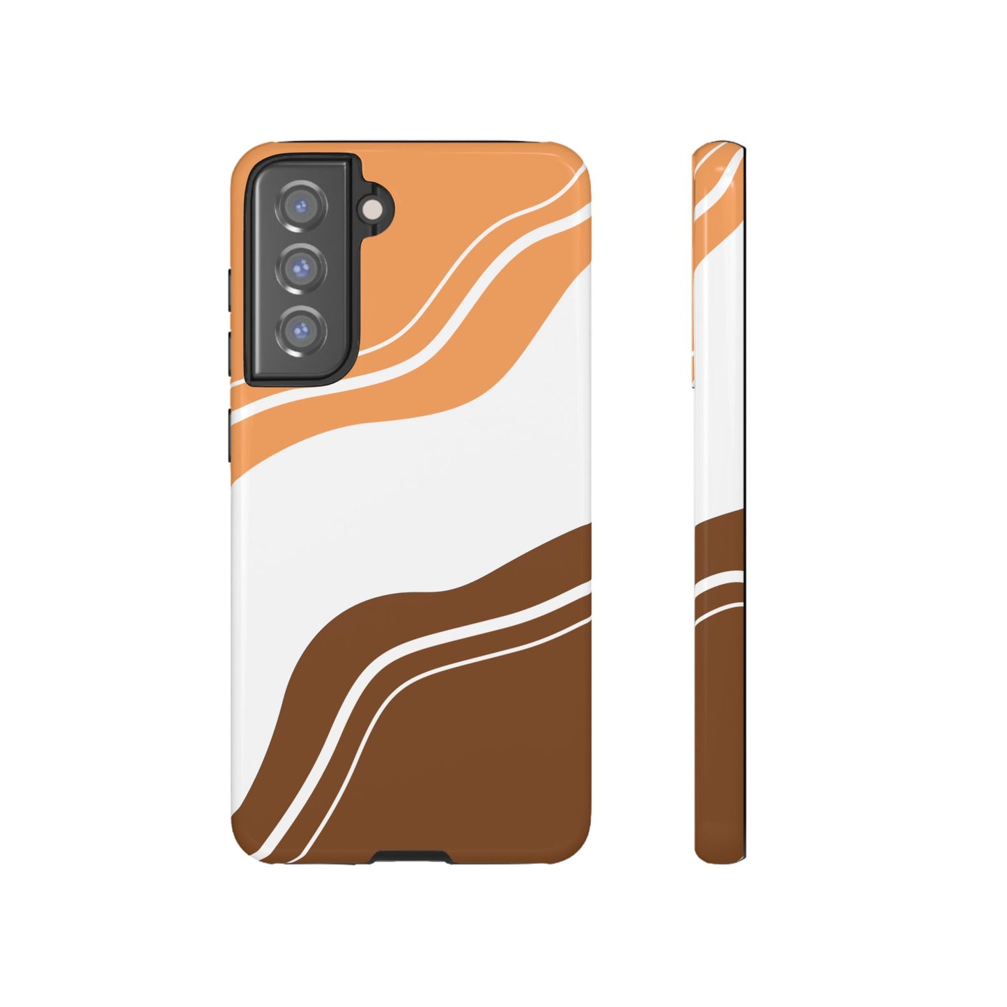 Caramel Cream Wave Tough Phone Case