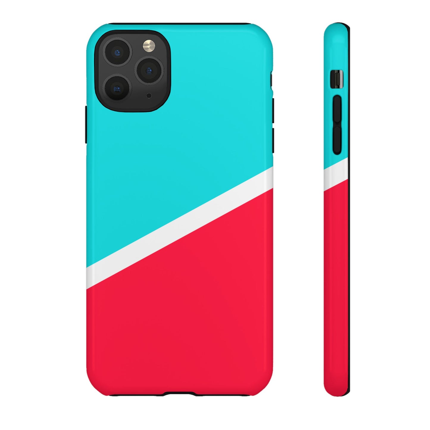 Aqua Pop Colorblock Tough Phone Case