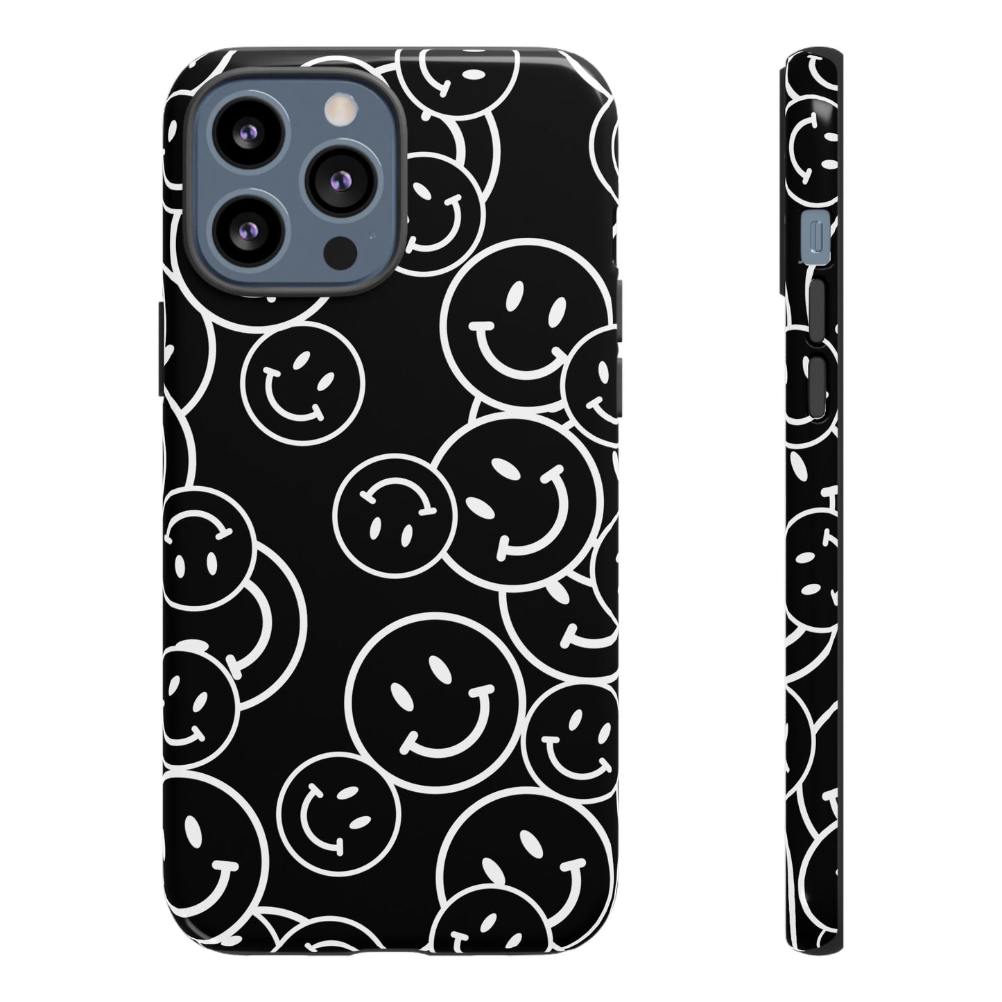 Happy Face Pattern Tough Phone Case