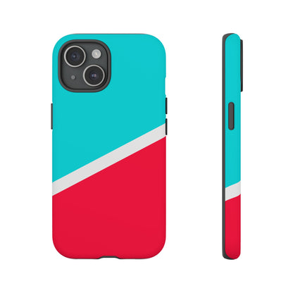 Aqua Pop Colorblock Tough Phone Case