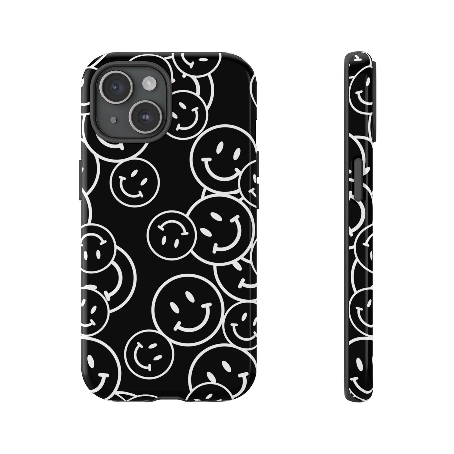 Happy Face Pattern Tough Phone Case