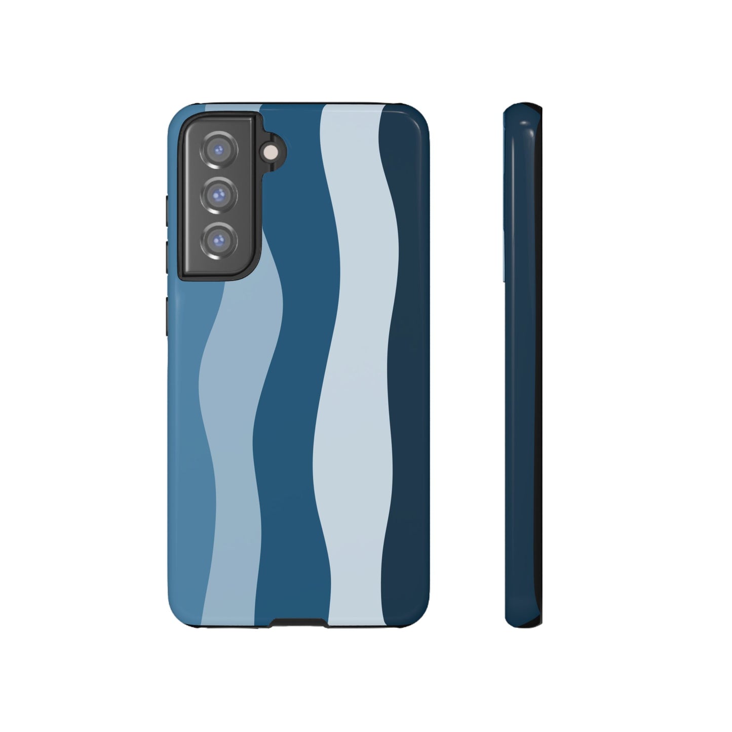 Blue Tide Wave Tough Phone Case