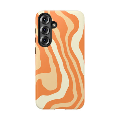 Peach Cream Swirl Tough Phone Case