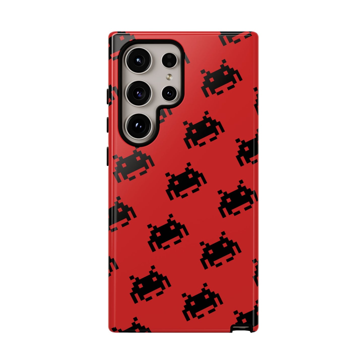 Red Pixel Alien Tough Phone Case