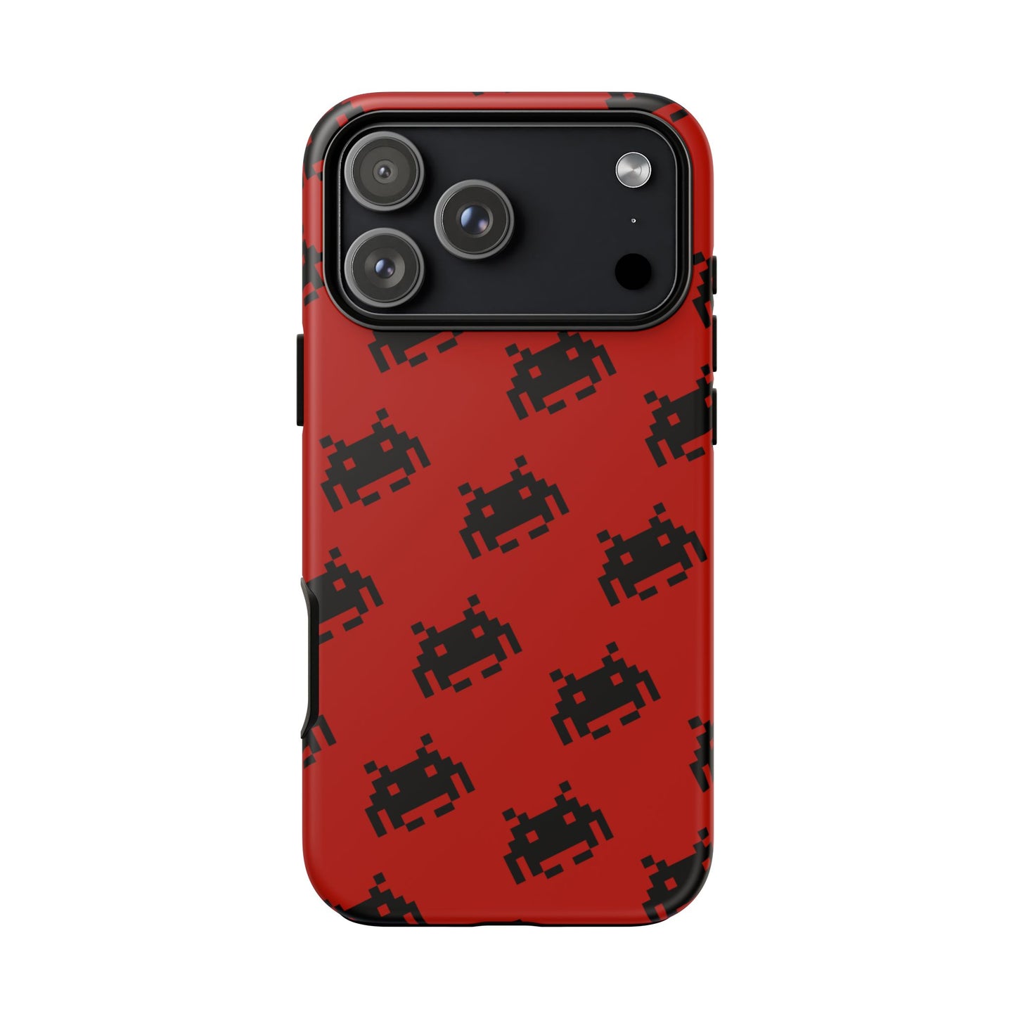 Red Pixel Alien Tough Phone Case