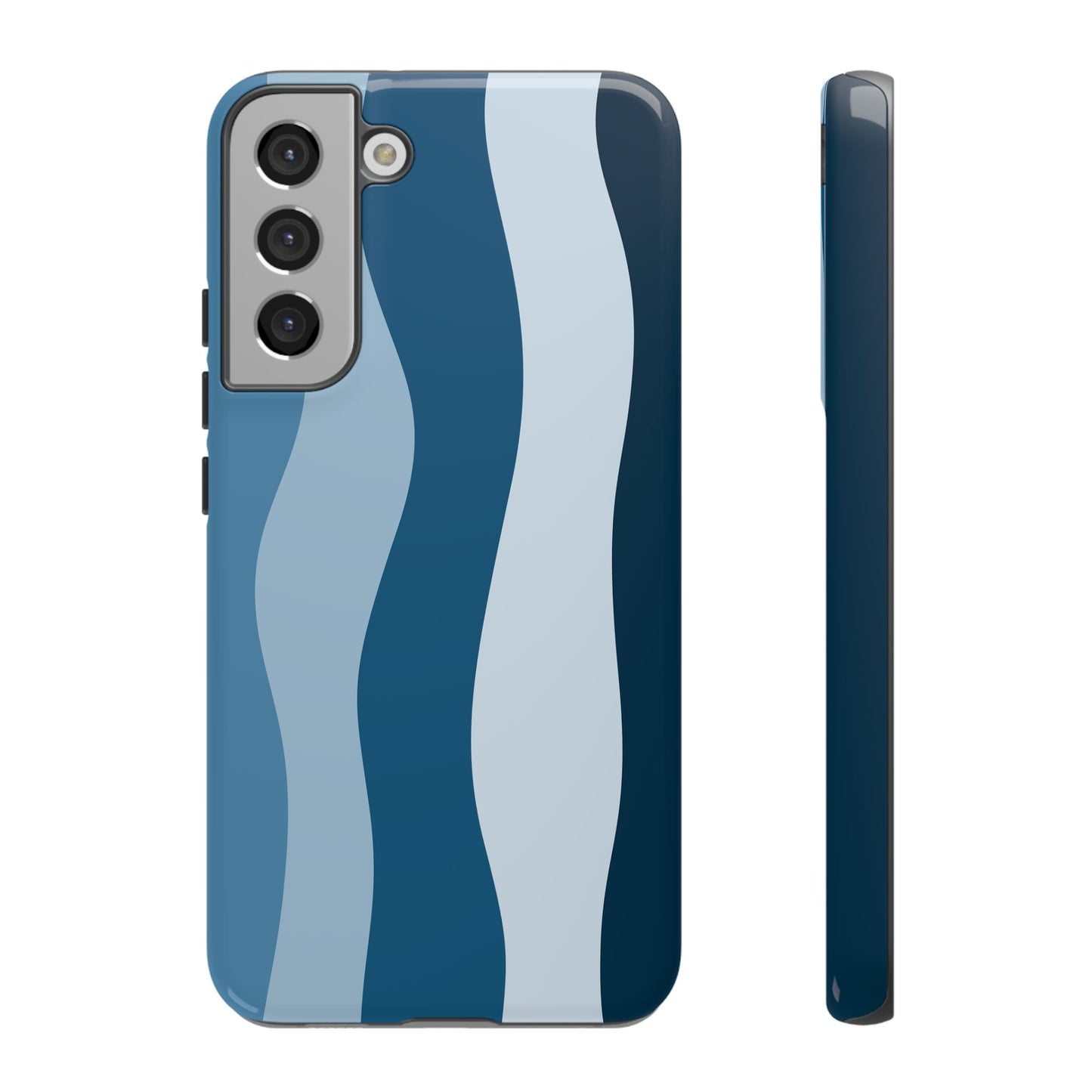 Blue Tide Wave Tough Phone Case
