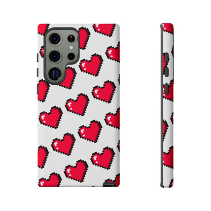 Pixel Heart Tough Phone Case