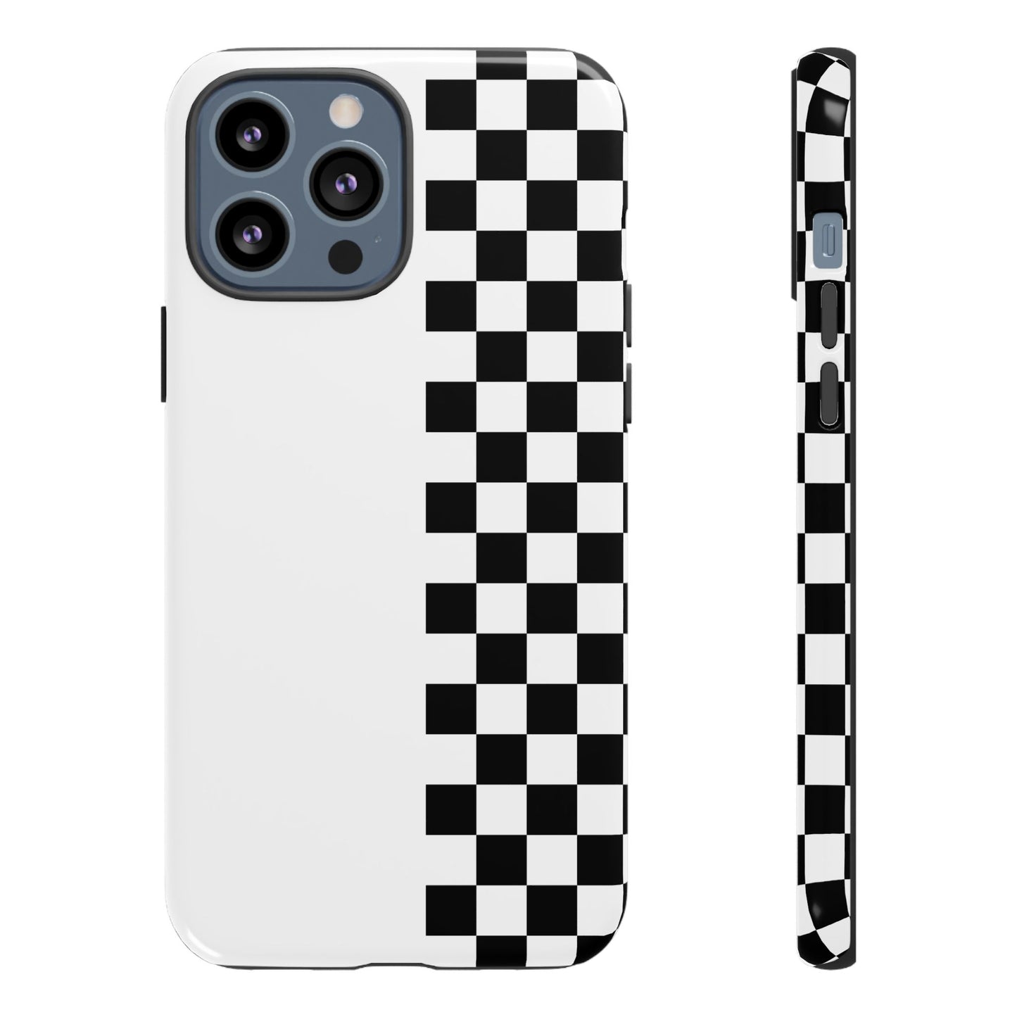 Checker Stripe Tough Phone Case