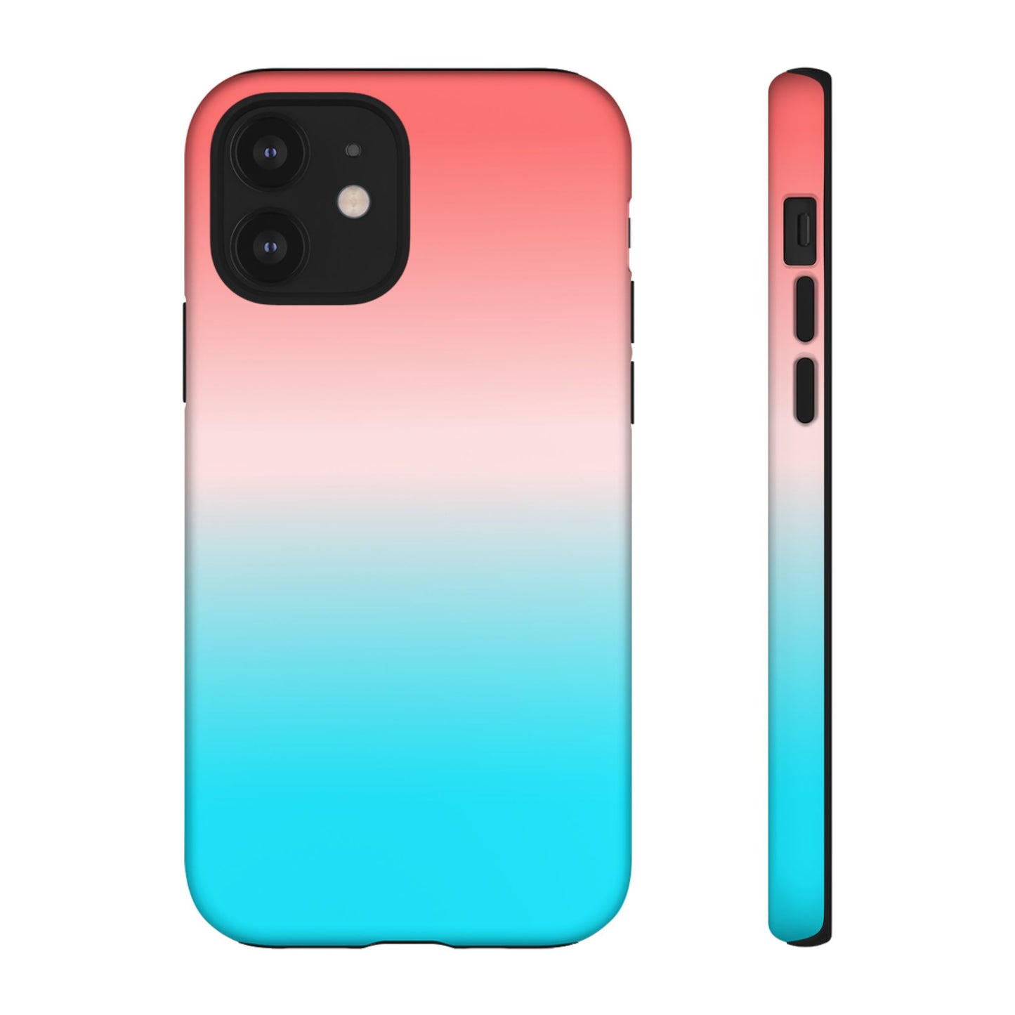 Pink Aqua Gradient Tough Phone Case