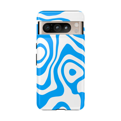 Blue Contour Tough Phone Case