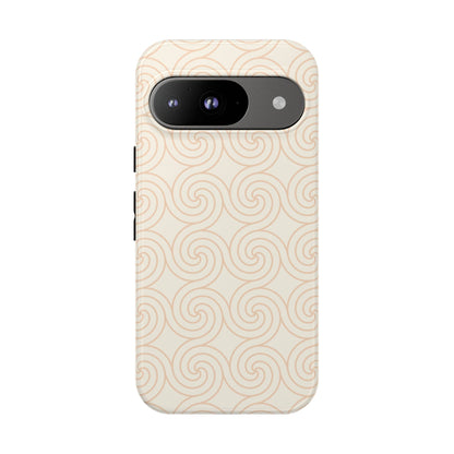 Soft Sand Spiral Tough Phone Case