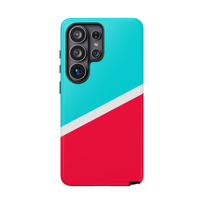 Aqua Pop Colorblock Tough Phone Case