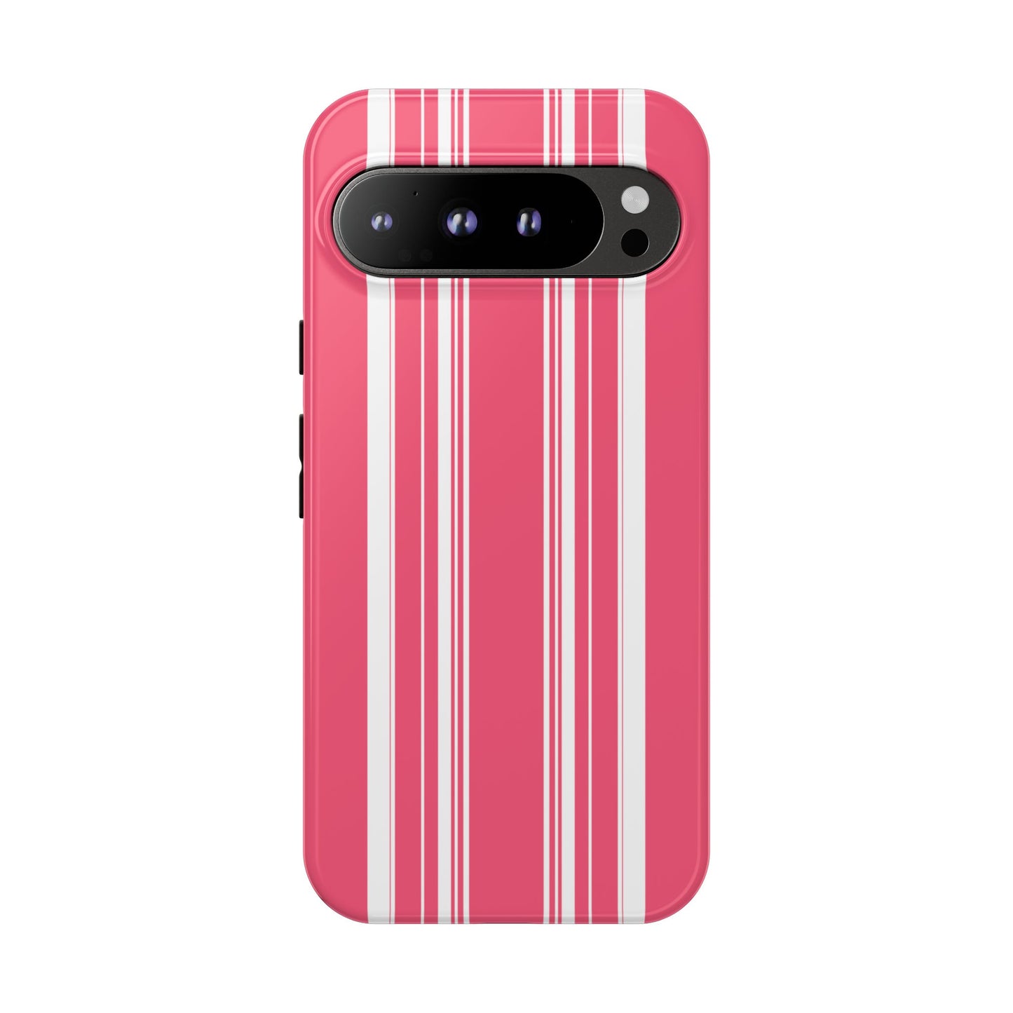 Pink Prep Stripe Tough Phone Case