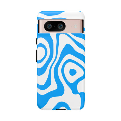 Blue Contour Tough Phone Case
