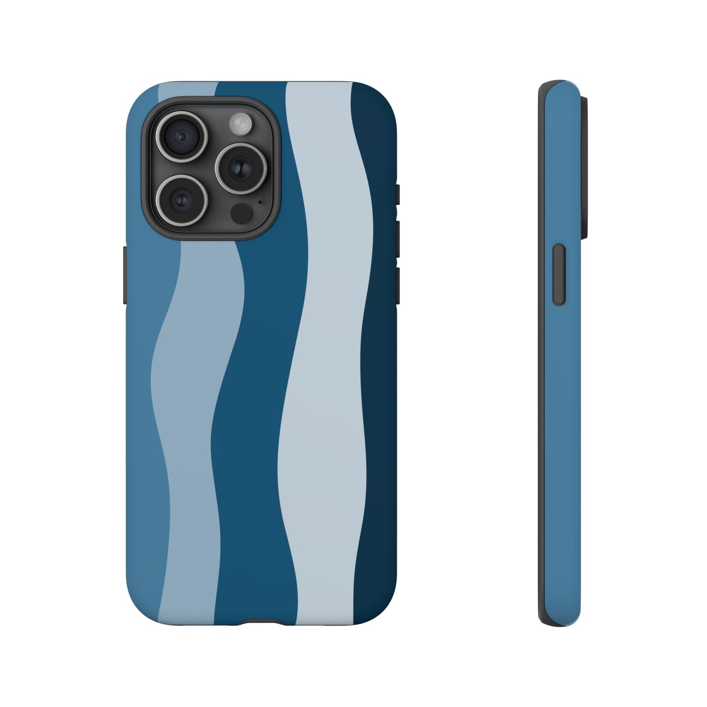 Blue Tide Wave Tough Phone Case