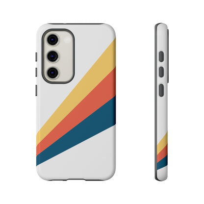 Diagonal Color Stripe Tough Phone Case