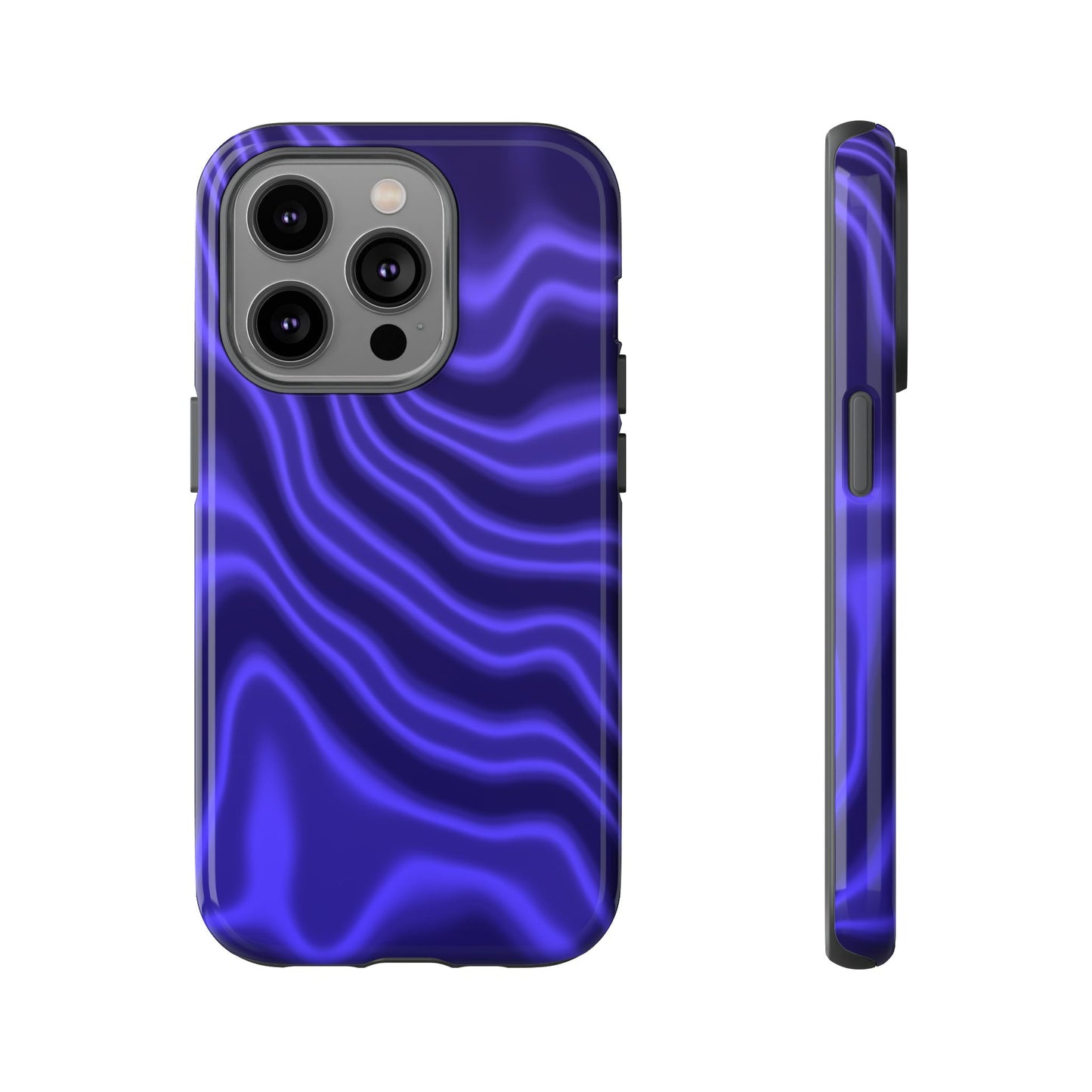 Neon Purple Flow Tough Phone Case