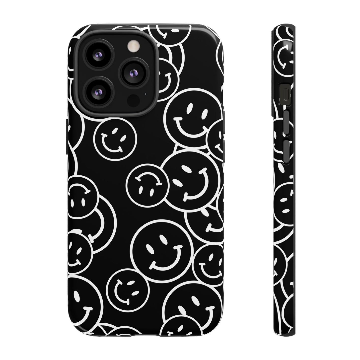 Happy Face Pattern Tough Phone Case