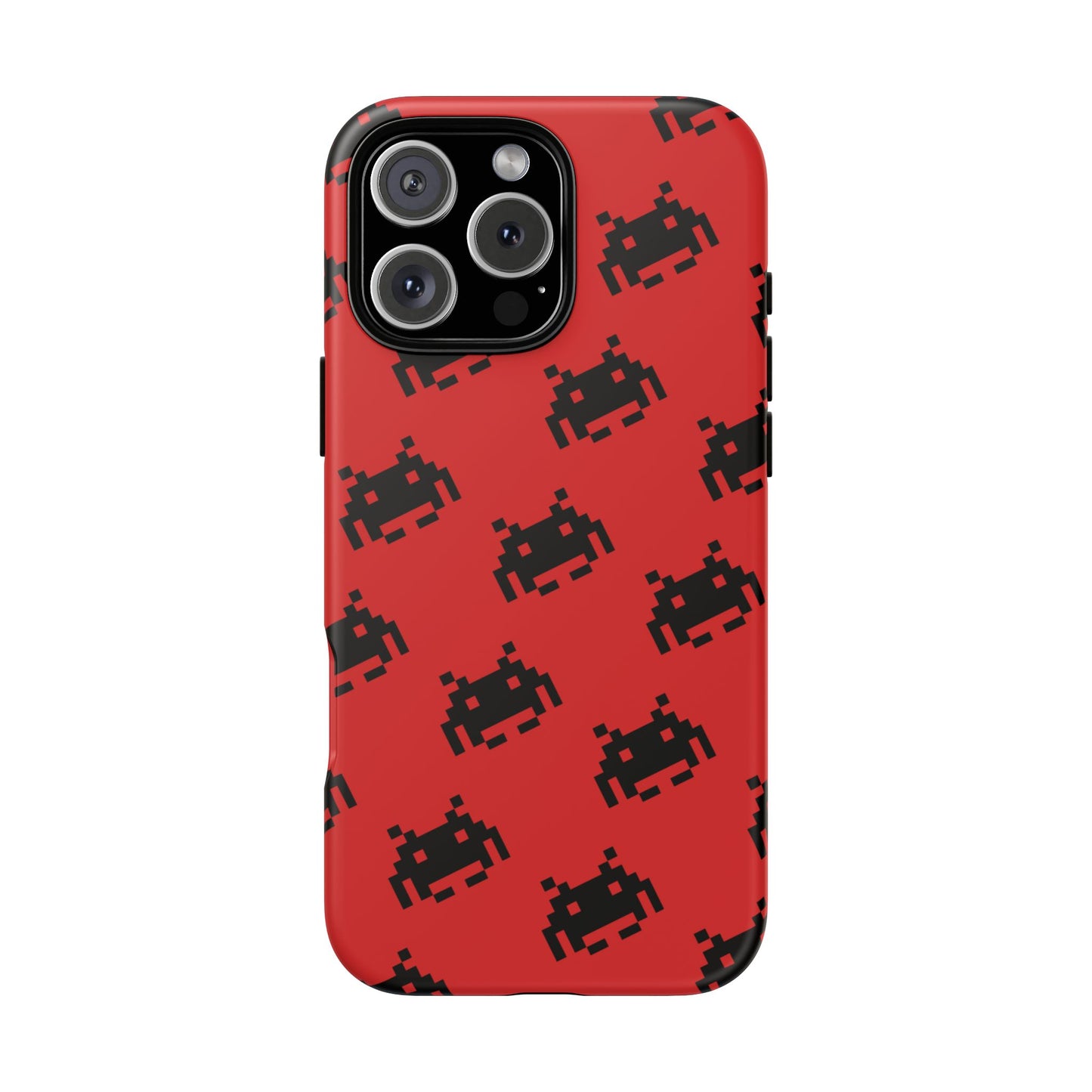 Red Pixel Alien Tough Phone Case