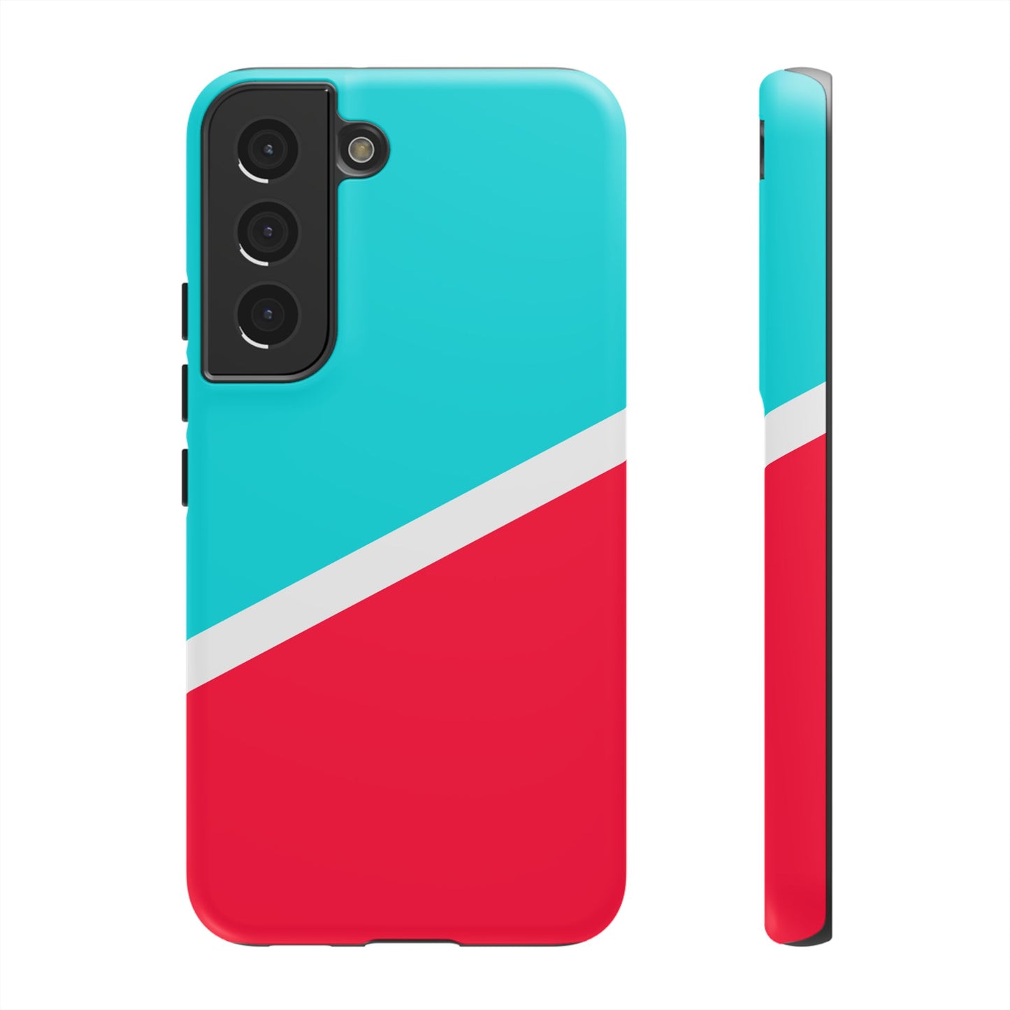 Aqua Pop Colorblock Tough Phone Case