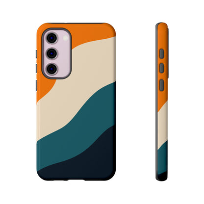 Blue Tide Wave Tough Phone Case