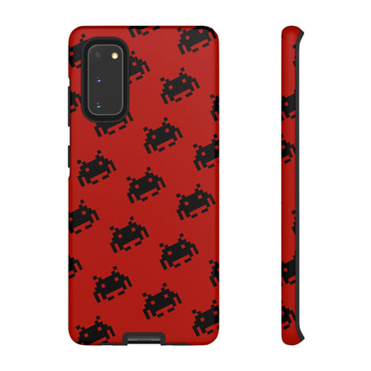 Red Pixel Alien Tough Phone Case