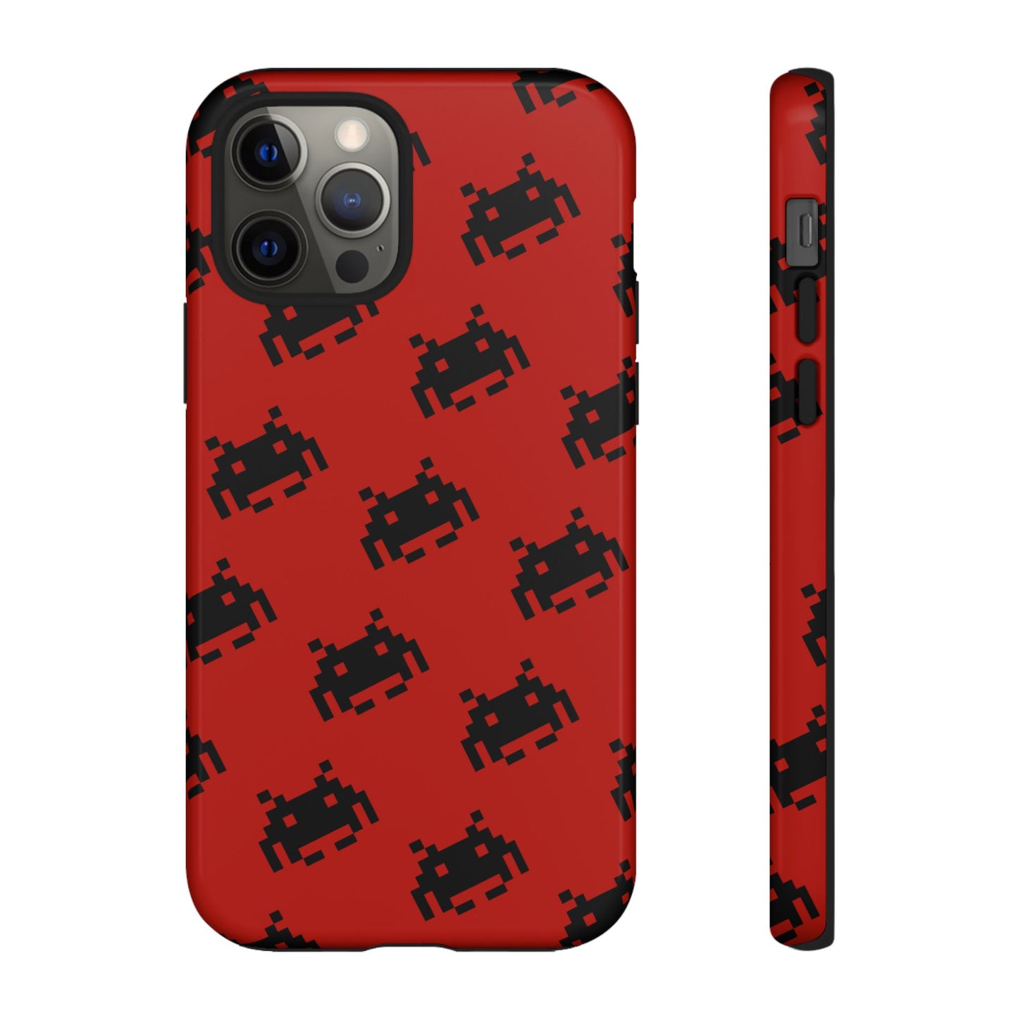 Red Pixel Alien Tough Phone Case